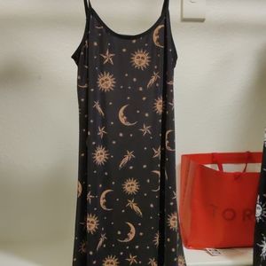 Celestial galaxy slip dress